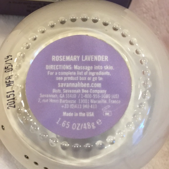 Savannah Bee Co Rosemary Lavender Royal Jelly Body Butter 1.65 oz NWT Boxed - Picture 6 of 15